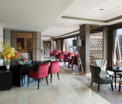 Interior of Club Lounge at Okura Prestige Bangkok