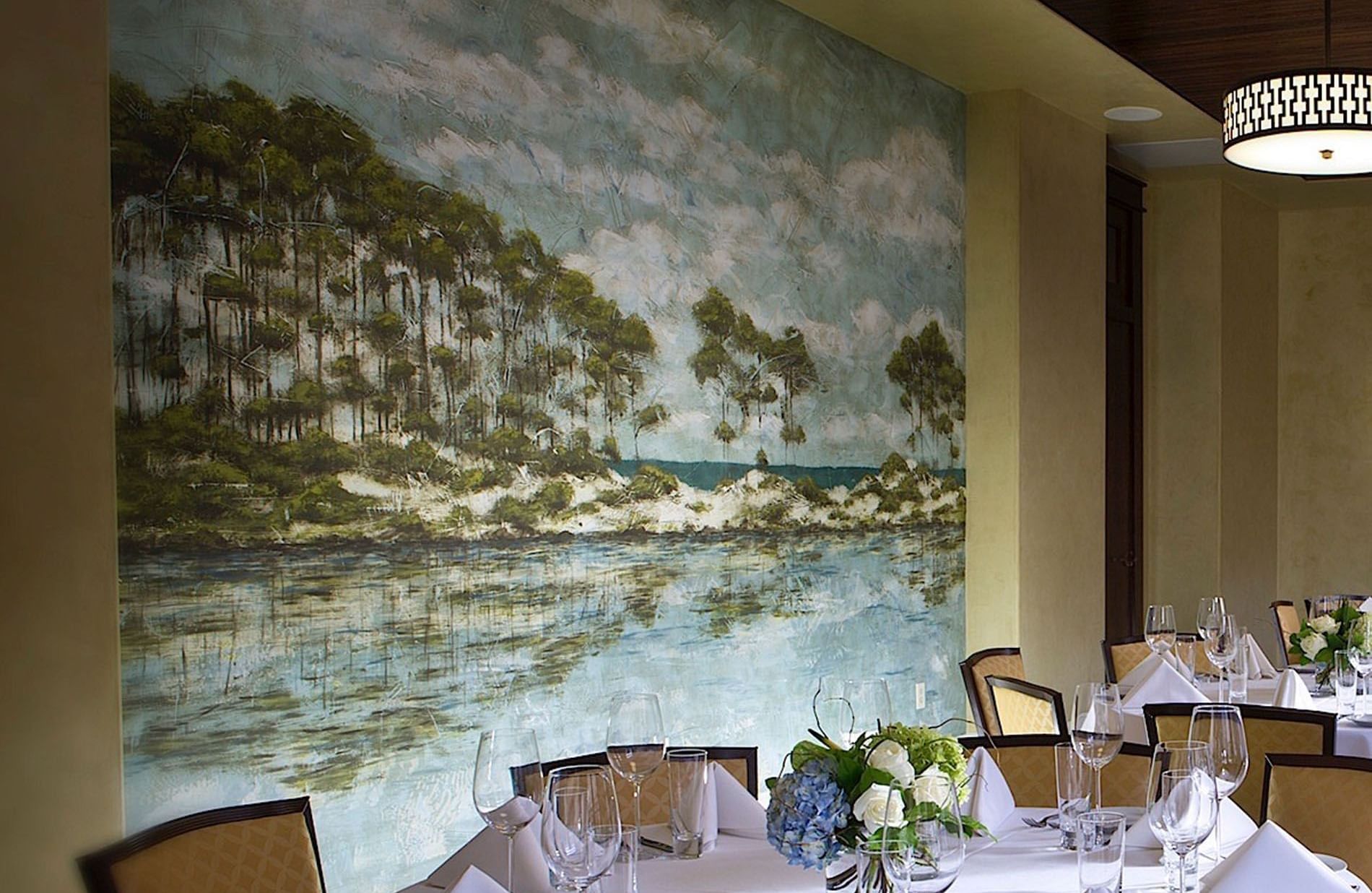 Allison Art on the wall of The Pearl Hotel