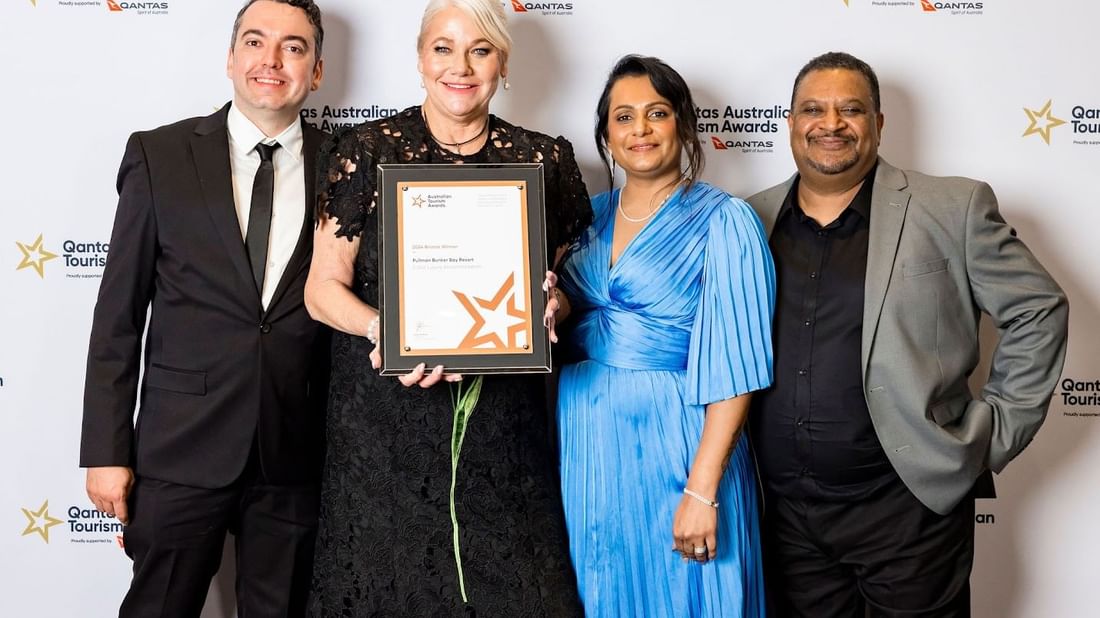 Pullman Bunker Bay Leadership team at the Australian Tourism Awards night