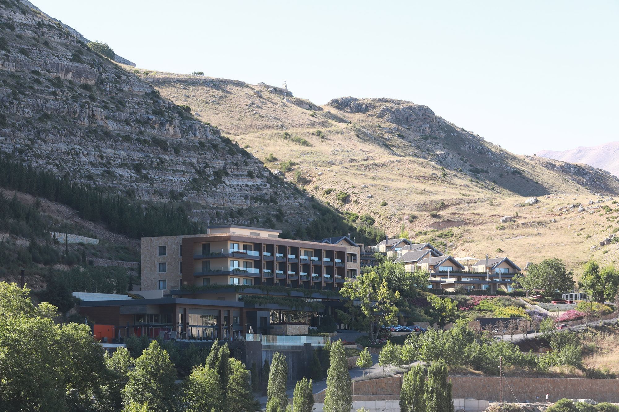 Hotel Surrounded by Mountain