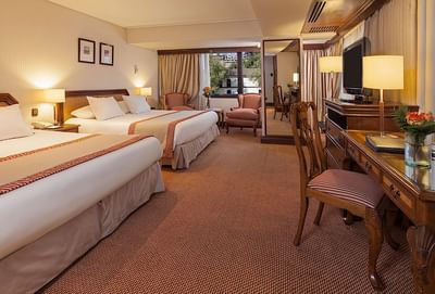 Interior of Superior Twin Room at Hotel Plaza San Francisco