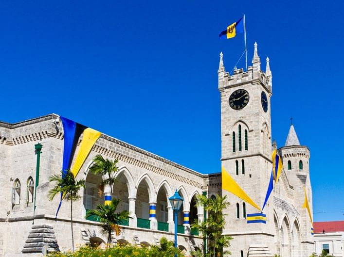 Parliament of Barbados in Bridgetown near Abidah Hotel