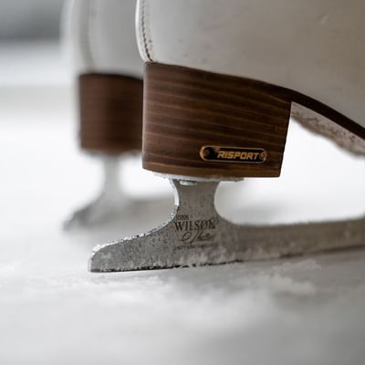 Close-up of Ice skates near Falkensteiner Schlosshotel Velden