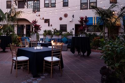 Outdoor Event Spaces Coronado | San Diego Event Venues | El Cordova Hotel in Coronado 