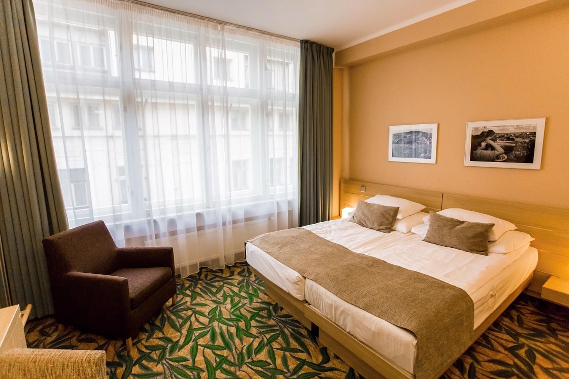 Deluxe Room with two beds at Hotel Amarilis