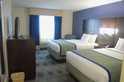 Double Queen Bed Room Interior