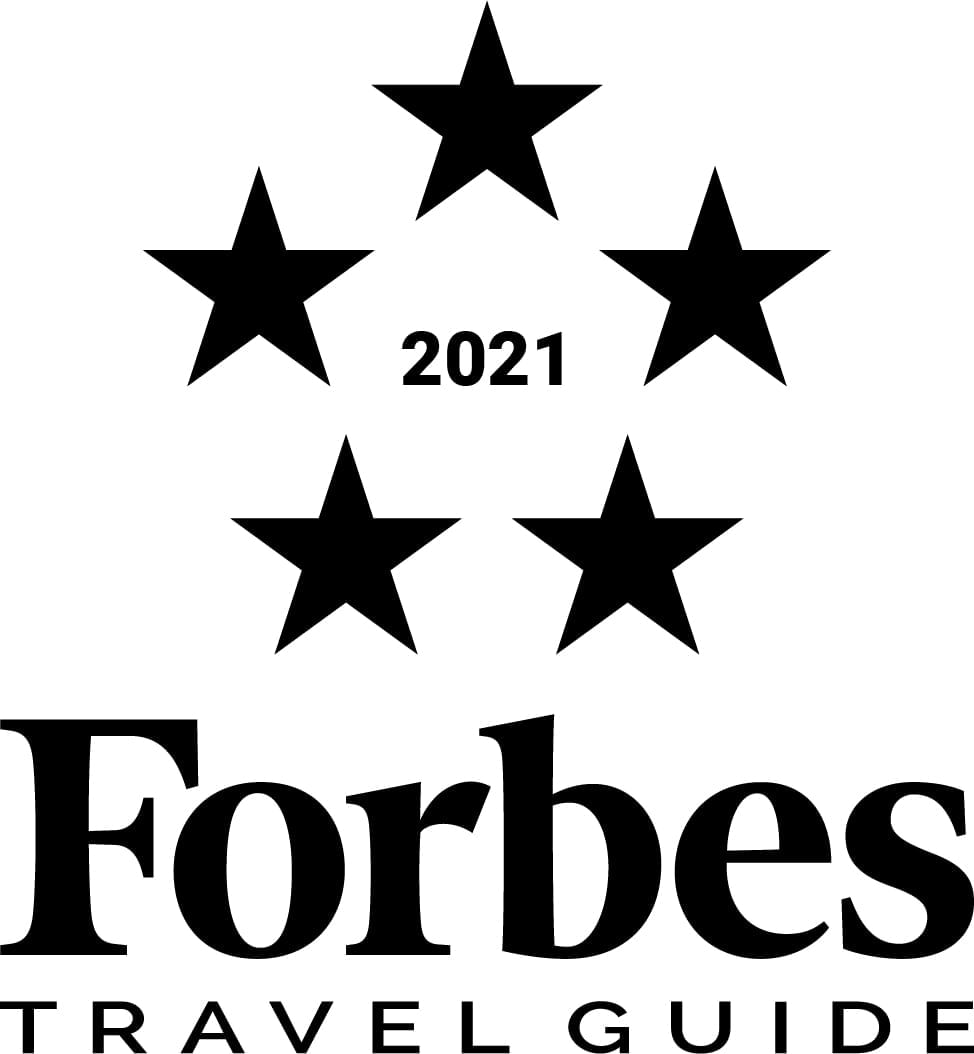Official logo of Forbes Travel Guide at Crown Hotels