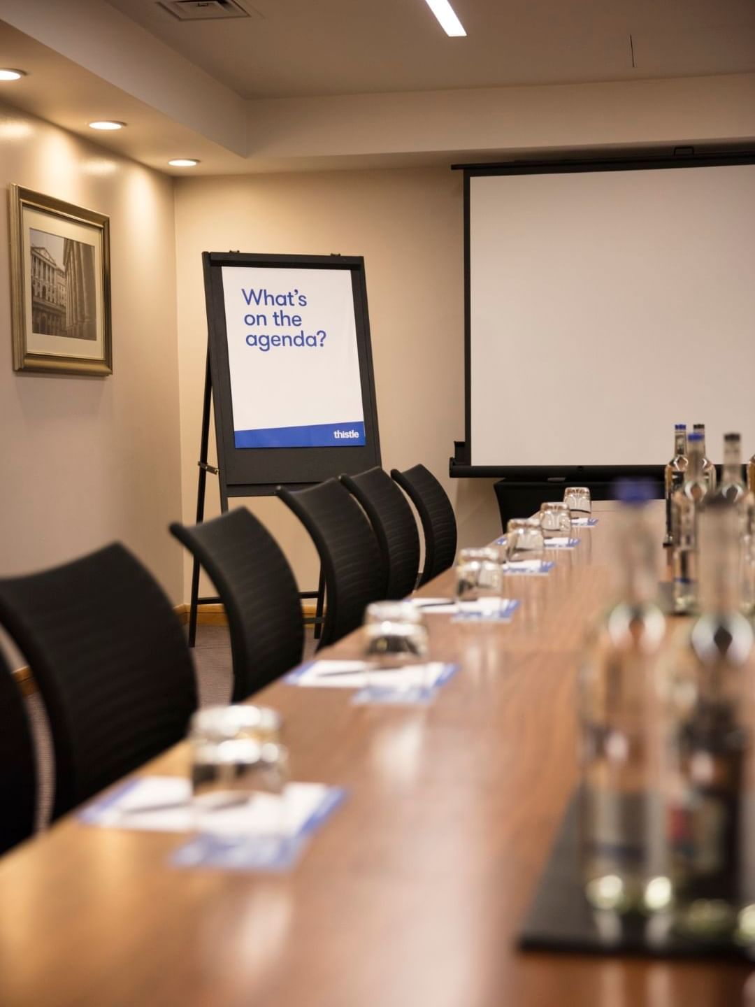 Table arrangement in The Boardroom at Thistle London Holborn