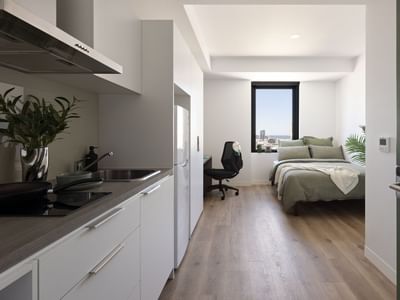 UniLodge Perth Central - Studio accessible