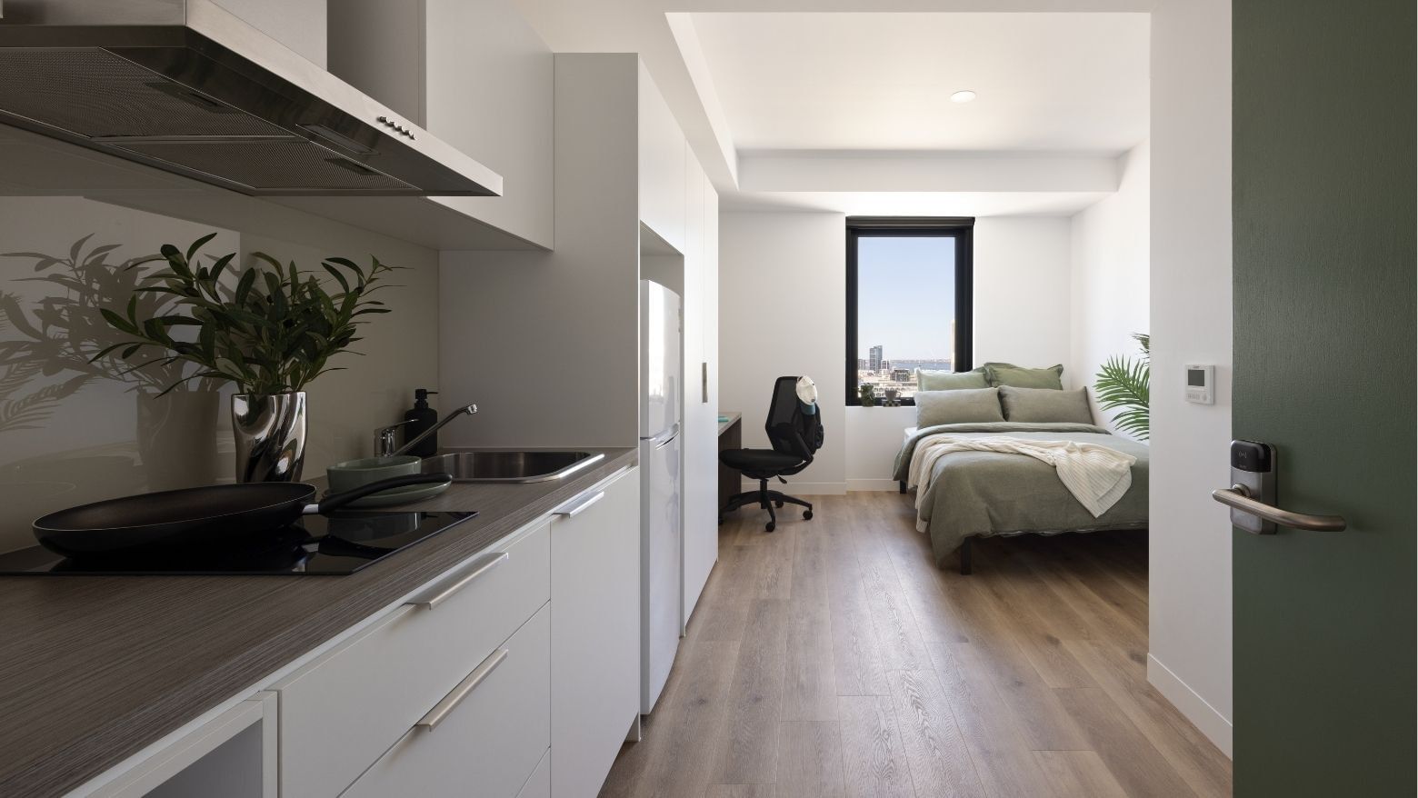 UniLodge Perth Central - Studio accessible