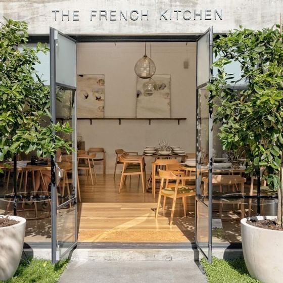 Entrance of The French Kitchen near Nesuto St Martins Hotel