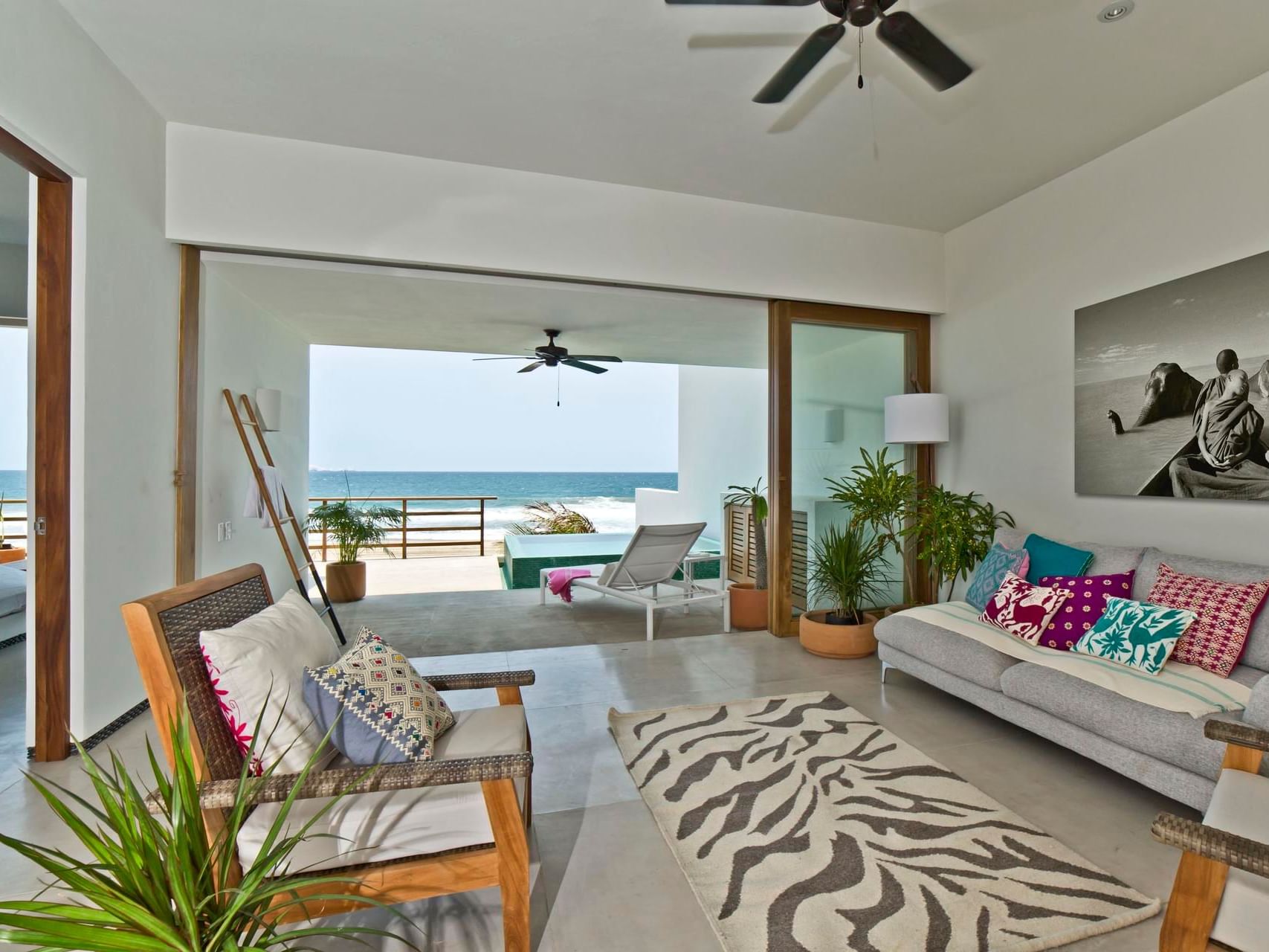 Beachfront Two-Bedroom Villa interior, Marea Beachfront Villas