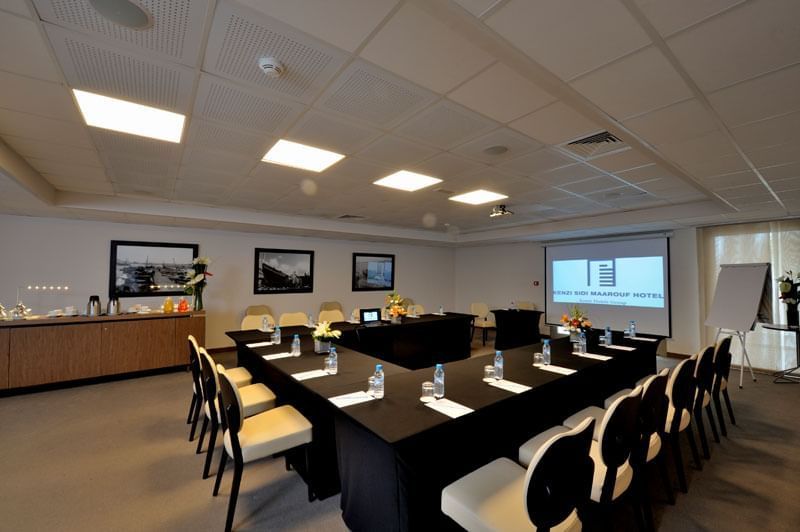 Meeting room at Kenzi Sidi Maarouf Hotel in Casablanca, Morocco