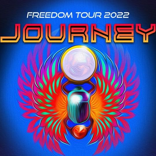 Journey logo with colorful beetle underneath