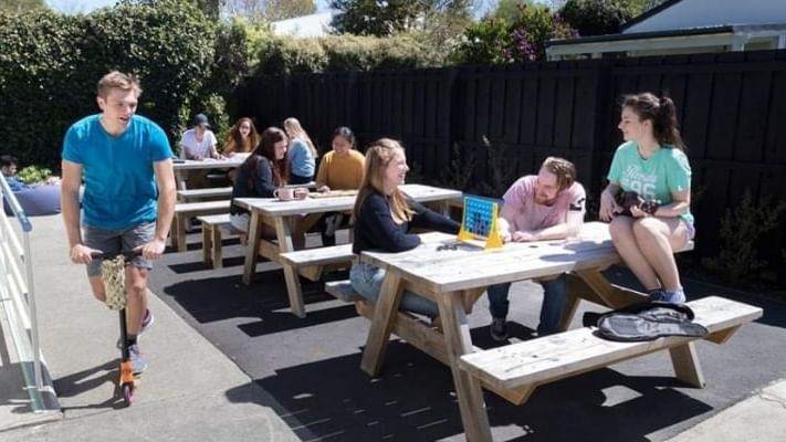 Kirkwood Avenue Hall - Outdoor Area