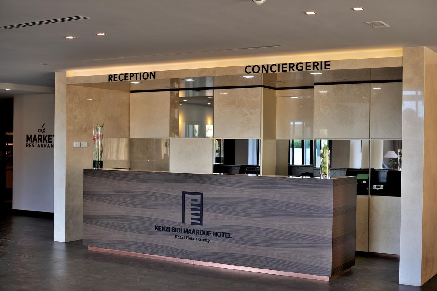 Front Office at Kenzi Sidi Maarouf Hotel in Casablanca, Morocco