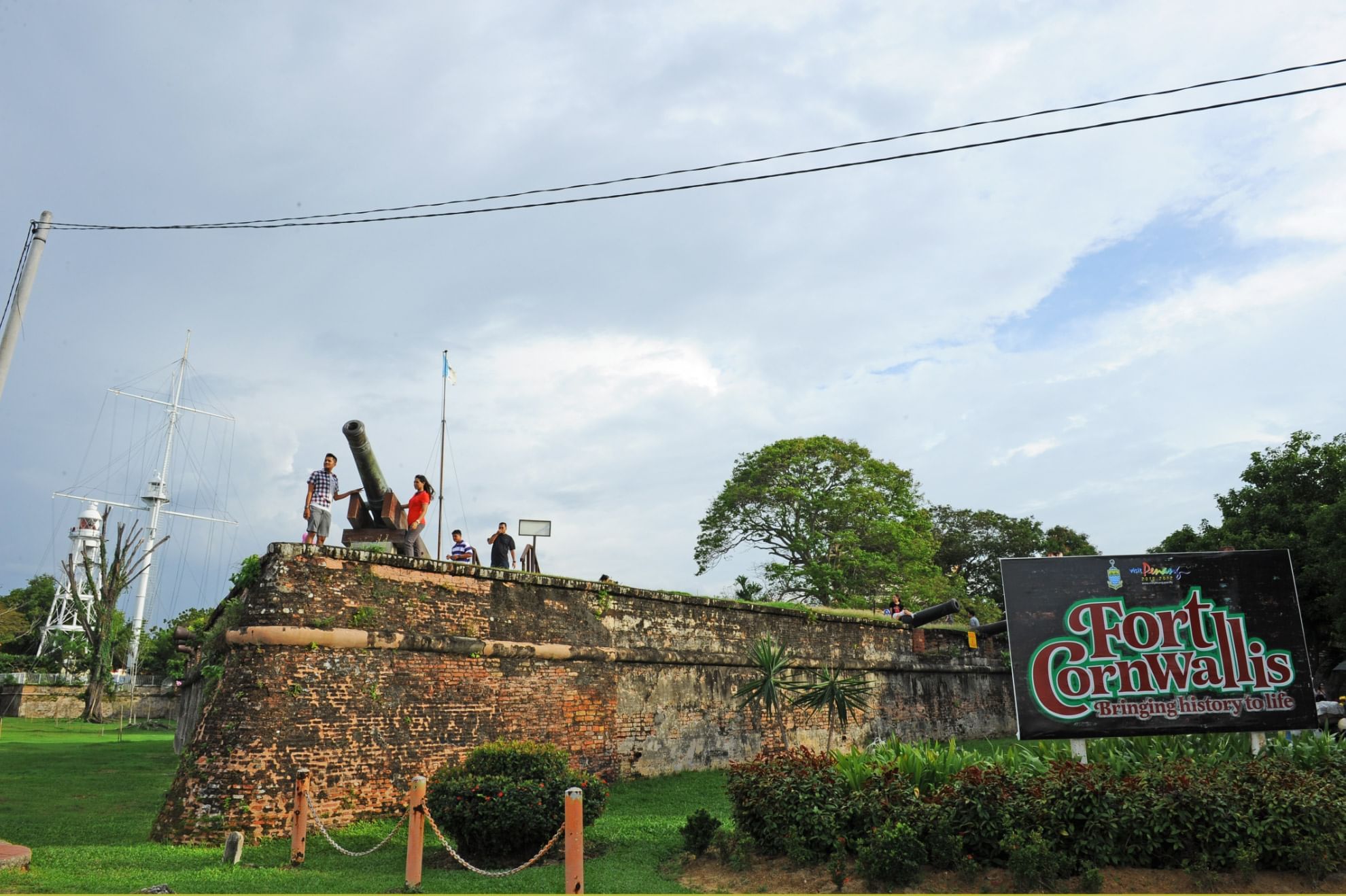 Exterior with skyline view of Fort Cornwallis near Sunway Hotel Georgetown 
