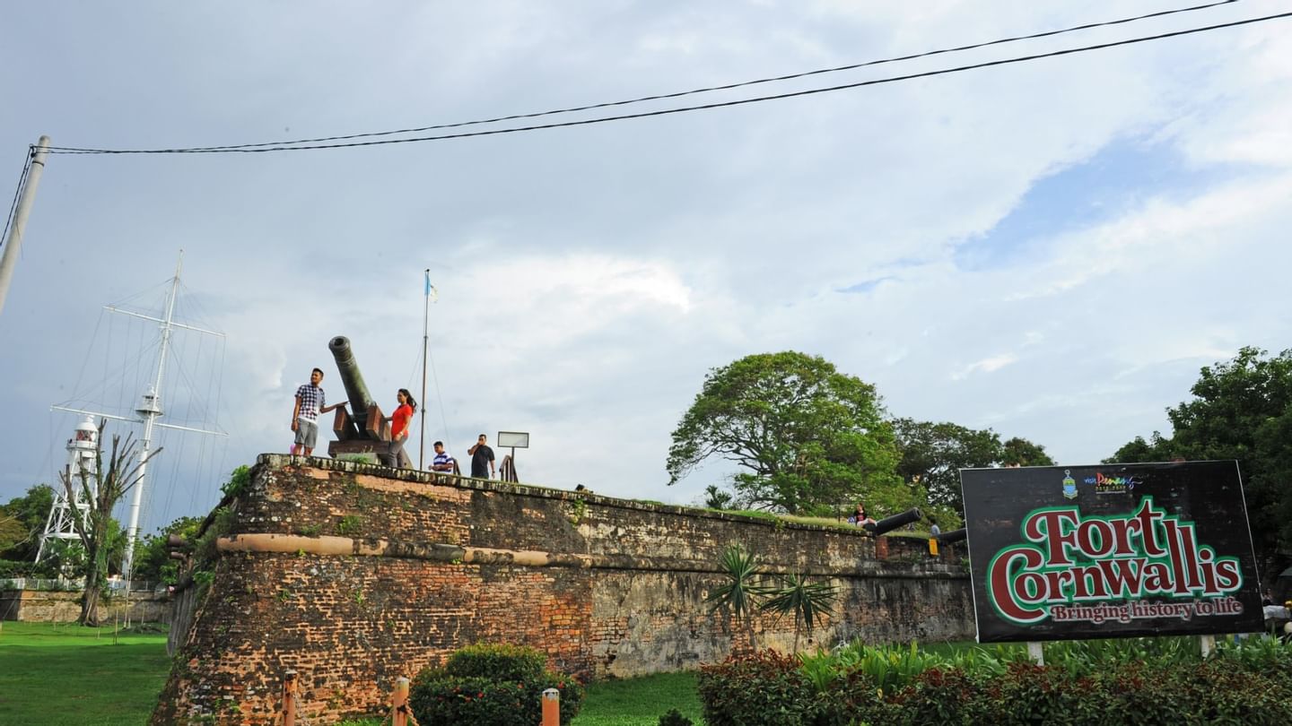 Exterior of Fort Cornwallis in George Town, Penang near Sunway Hotel Georgetown