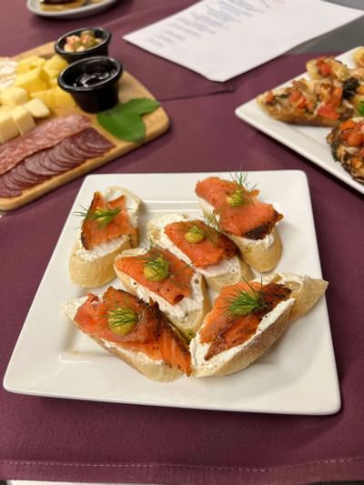 Bistro Appetizer served at La Tourelle Hotel and Spa