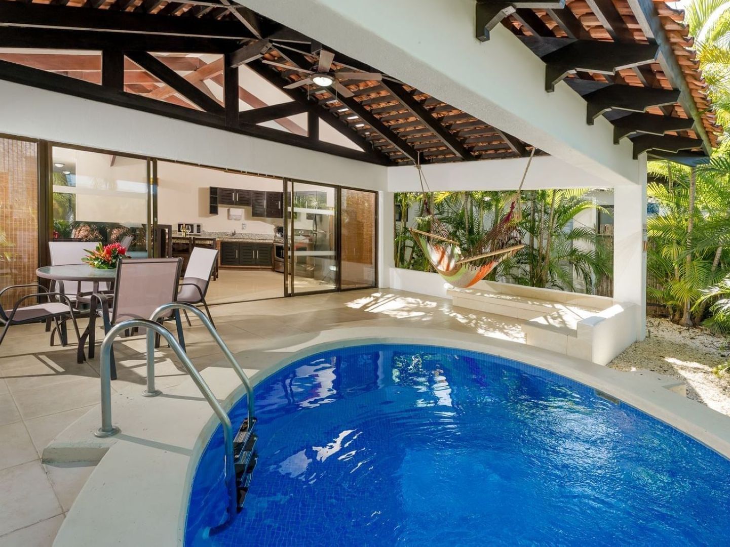 Pool in Premium Private Pool Villa at Villas Sol Beach Resort