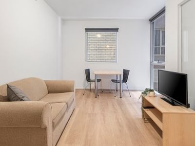 2 Bedroom - Standard Apartment Living Area