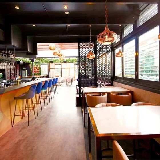 Rooftop bar in Fortitude Valley with great cocktails, food and music. Indoor seating at Dirty Sultan