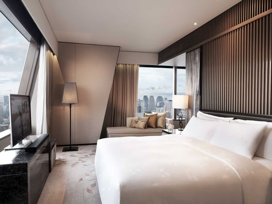 Presidential suite Bedroom at Okura Prestige Bangkok