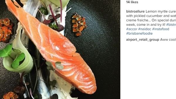 Banner of Bistroallure used at Pullman & Mercure Brisbane King George Square