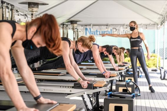 Women's Training In Natural Pilates At Luxe Sunset Boulevard