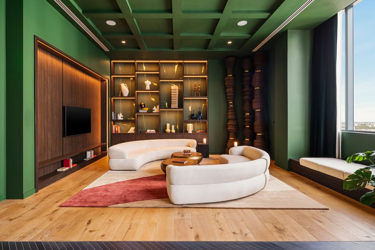 Clubroom with private dining