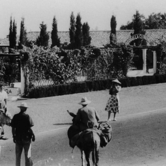 People riding ponies at Marbella Club in 1940