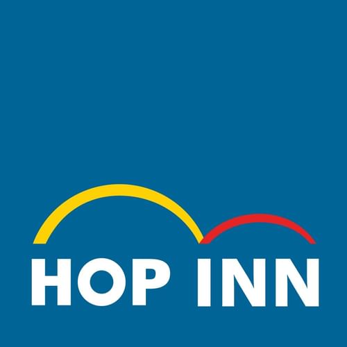The official logo of Hop Inn Hotel