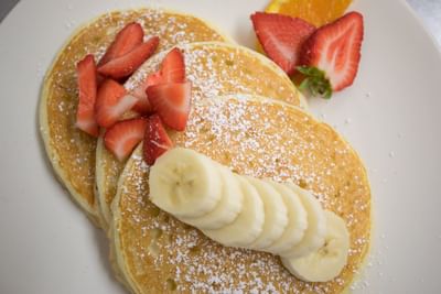 Pancake breakfast at the Whistling Grizzly Restaurant
