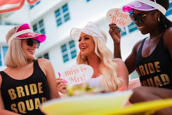 Girls playing games at Clevelander South Beach