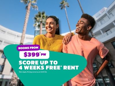 UniLodge Park Avenue 4 Weeks Free Rent Offer