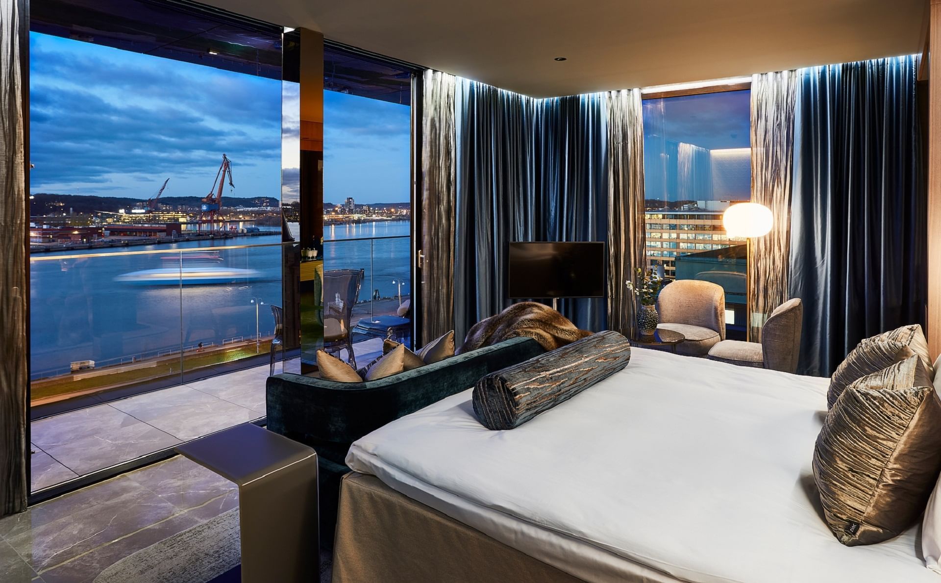 Penthouse Room at Hotel Riverton, Gothenburg