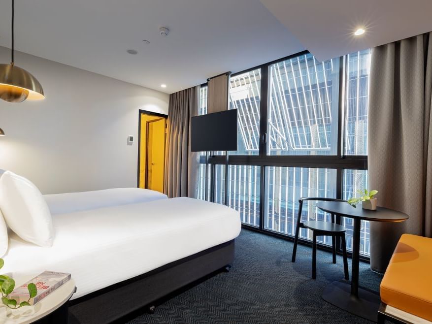 Twin Room with a view at Brady Hotels Jones Lane Melbourne