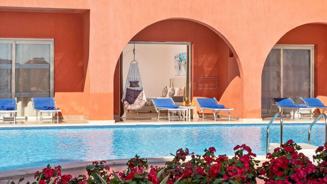 Deluxe Swim Up Room at Pickalbatros Laguna Vista Hotel in Sharm El Sheikh