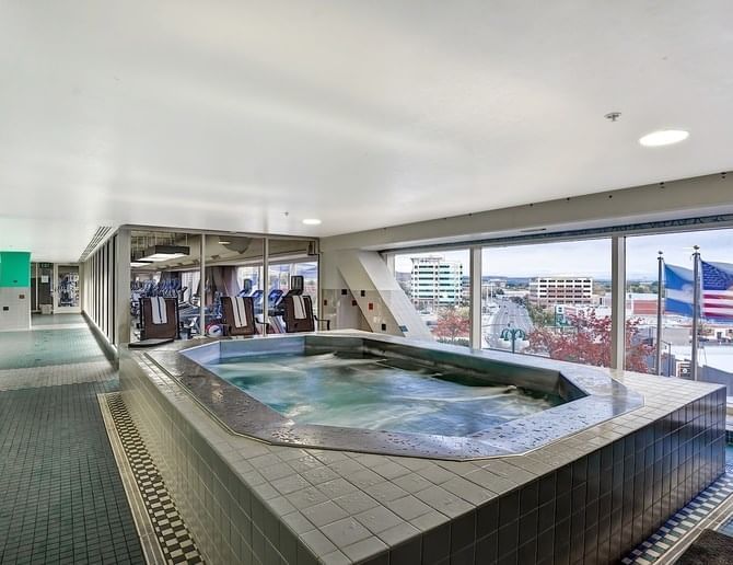 hot tub at the Grove Fitness Club and Spa