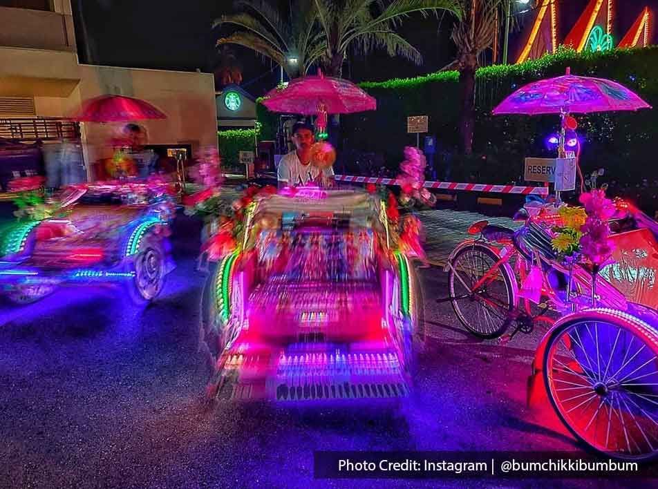 The Trishaw Ride in Batu Ferringhi Night Market - Lexis Suites Penang