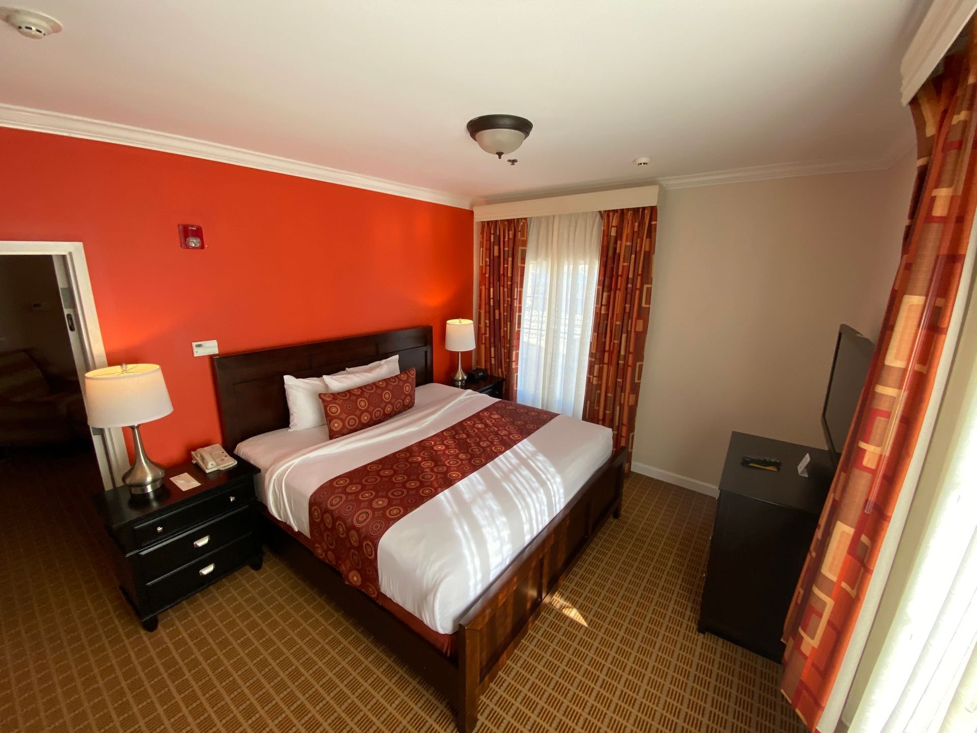 Bedroom of King Suite Jacuzzi at The Wilshire Grand