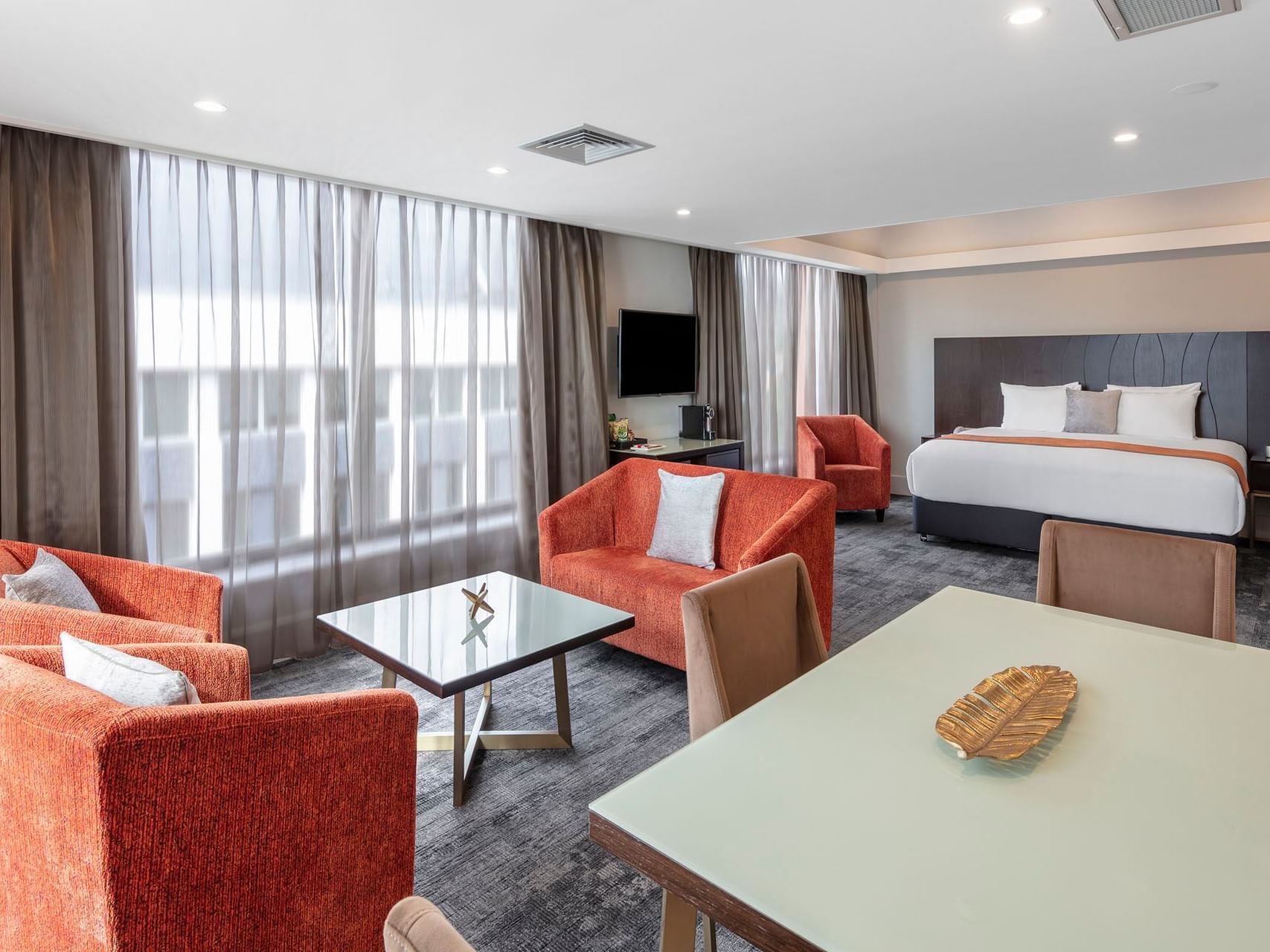 Interior of Deluxe Junior Suite at James Cook Grand Chancellor