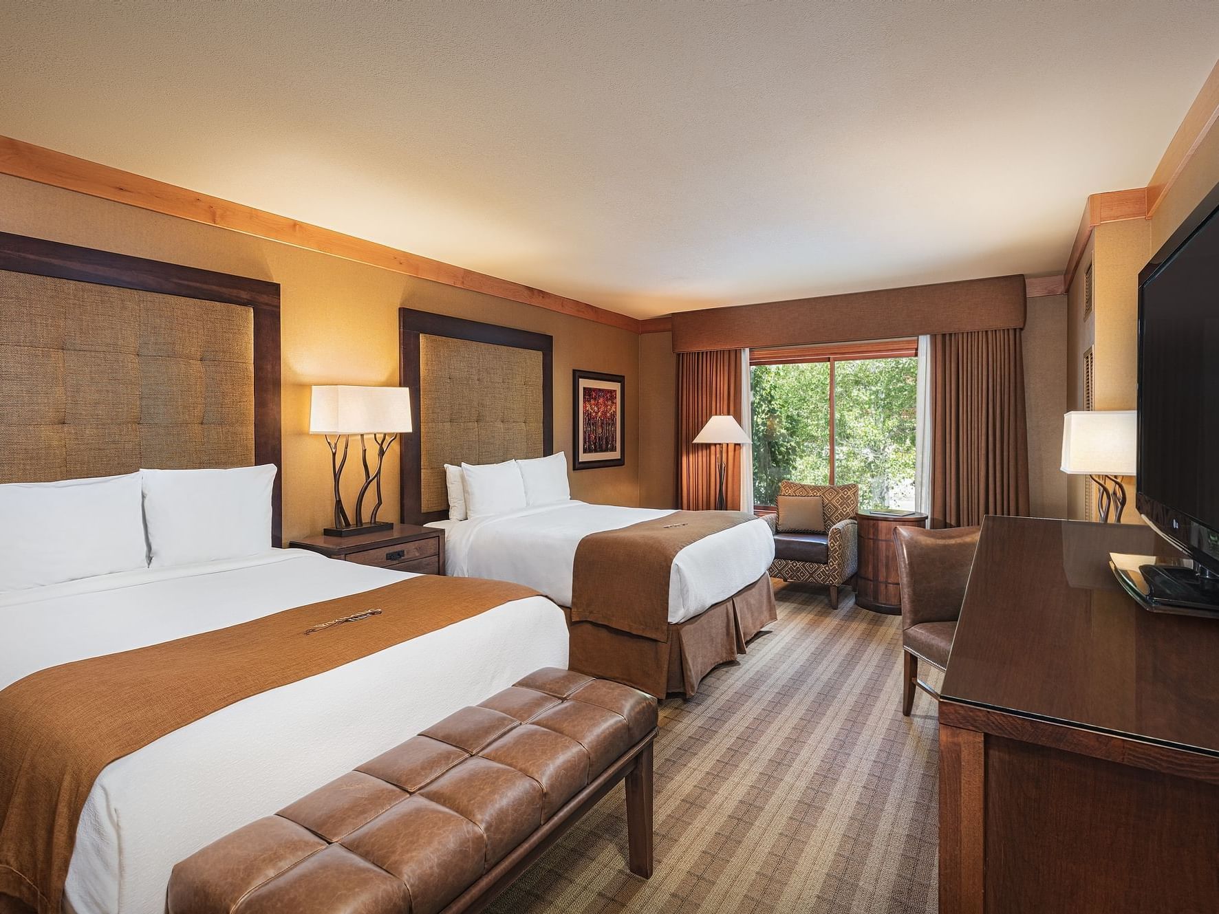 Premium Two Queen room at Wyoming Inn