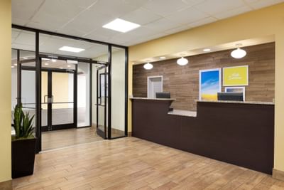 Lobby with the reception at Hotel Bo West Village