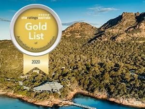Gold List of Australian Accommodation 2020 for Freycinet Lodge