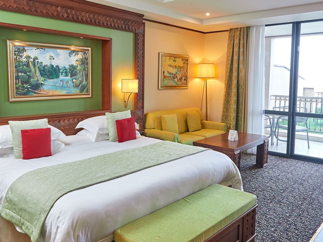 Interior of Superior Deluxe Rooms at Goma Serena Hotel
