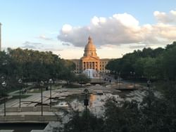 Alberta Legislature Grounds near Metterra Hotel on Whyte