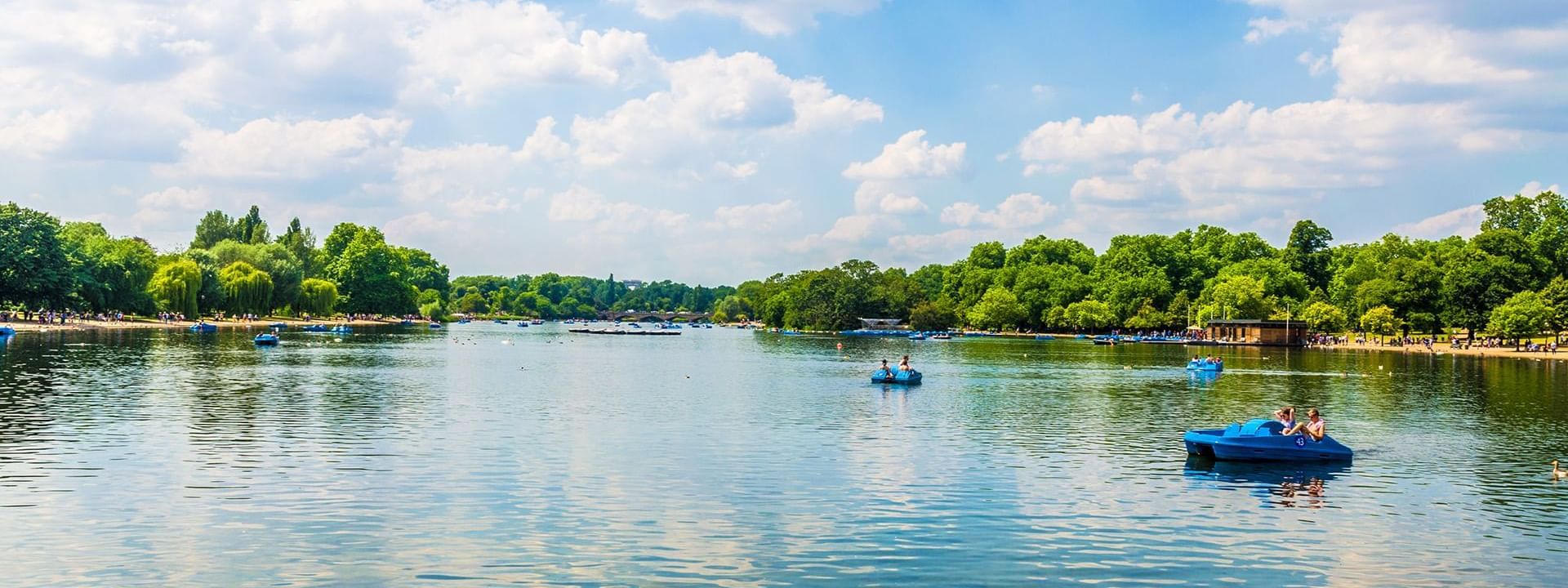 The Lake side of the Hyde Park near Capital Hotel