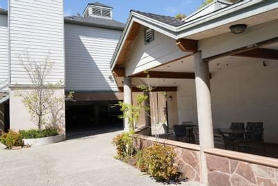 Exterior view of backyard at Hotel Buena Vista San Luis Obispo