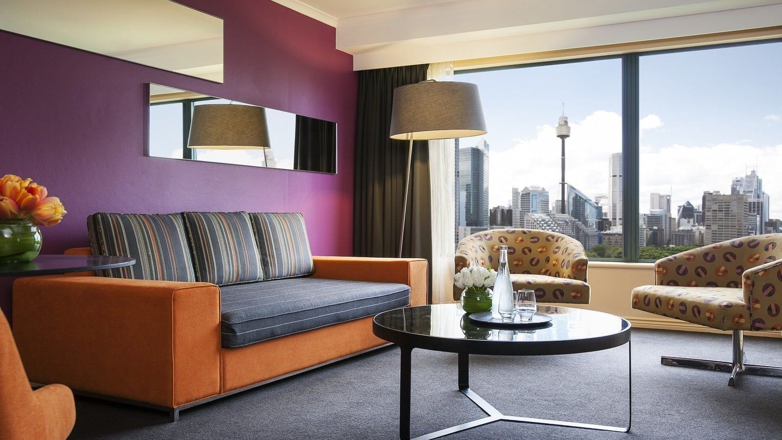 Junior Suite Lounge at Pullman Sydney Hyde Park